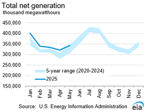 Total net generation