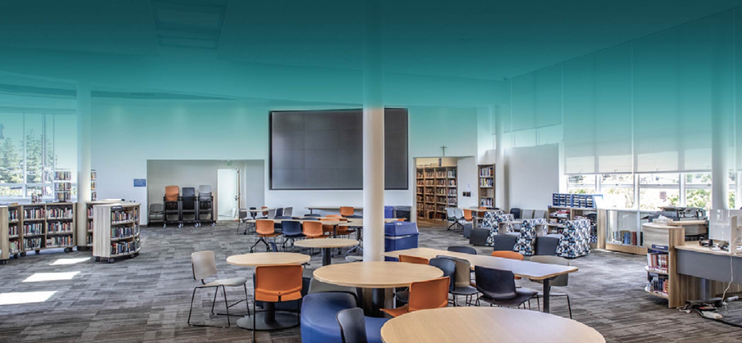 media room library